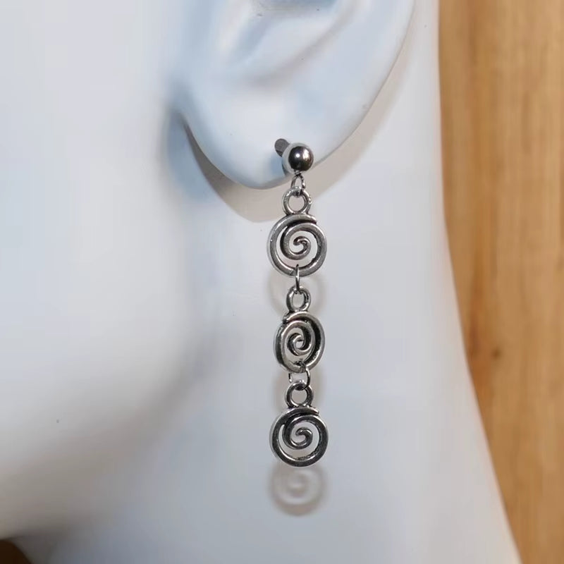 Spiral Swirl Earrings - Minimalist Gift for Her – image 5