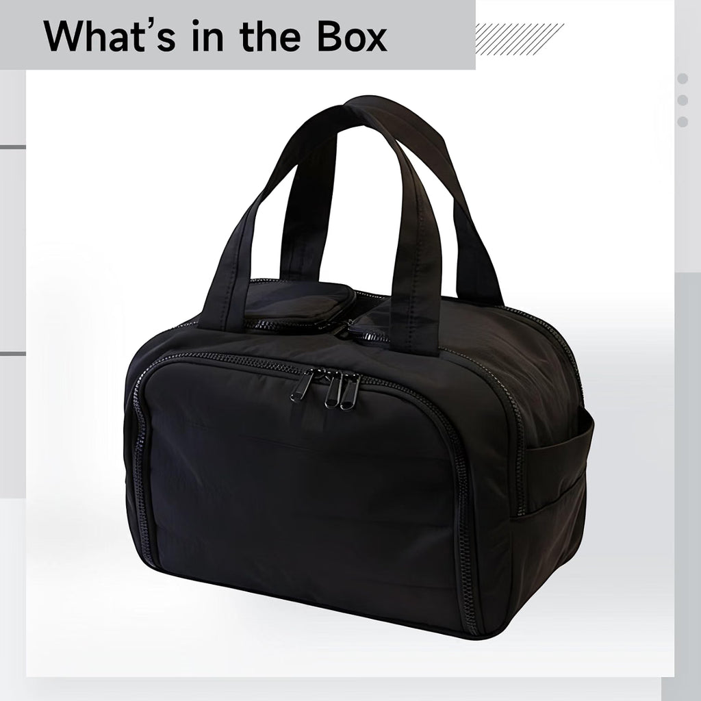 Standing Makeup Bag – Large Travel Cosmetic Organizer – image 4