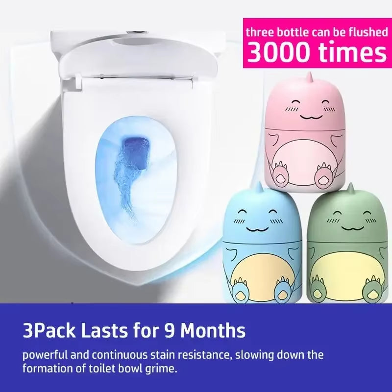 Toilet Tank Cleaner Bottle - Ocean Scent Automatic Bowl Cleaner, Lasts up to 90 Days