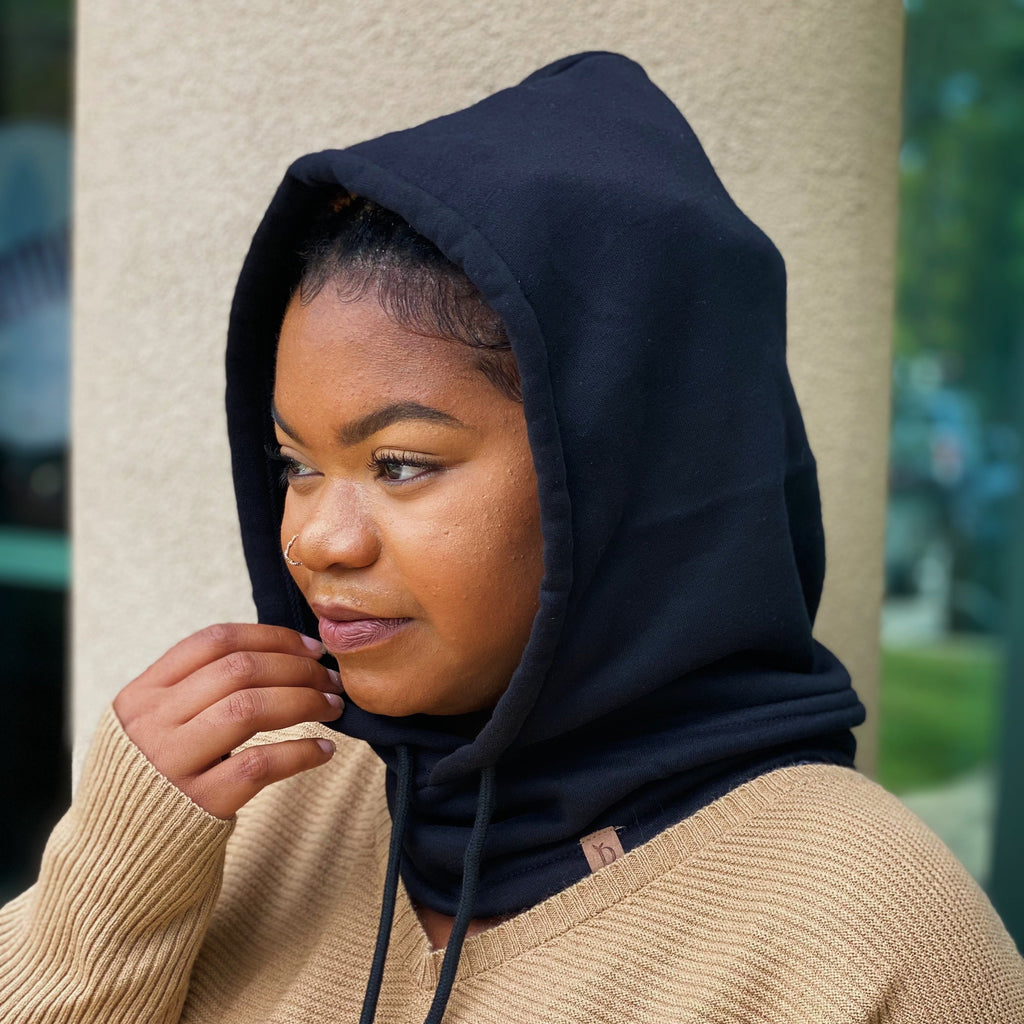 Hooded Snood – Knit Hood and Neck Warmer in One – image 5