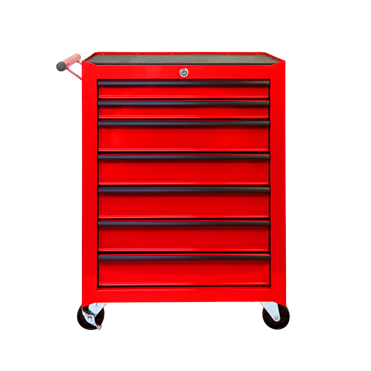 Rolling Tool Chest 7-Drawer Steel Cabinet with Ball-Bearing Slides