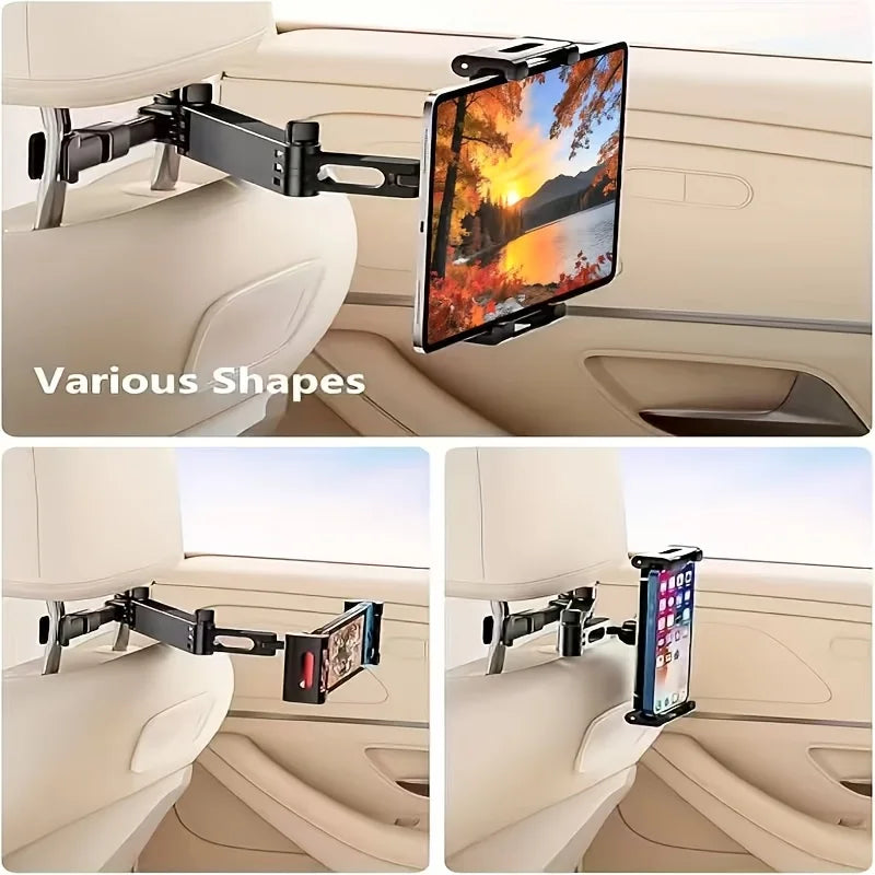 Car Headrest Tablet Mount, 360 Rotating Holder up to 13 in – image 4