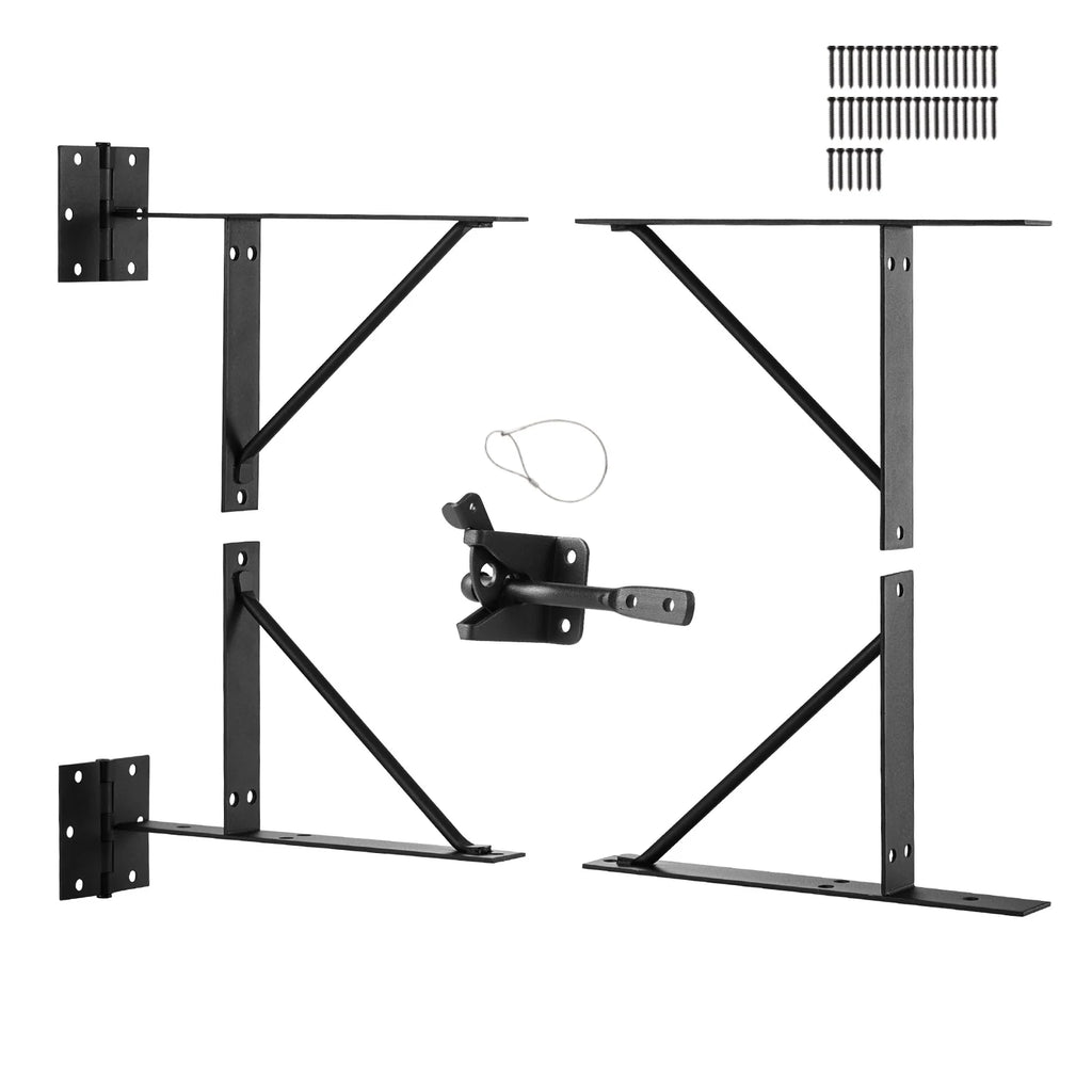 Anti-Sag Gate Corner Brace Kit with Latch for Wood Gates – image 9