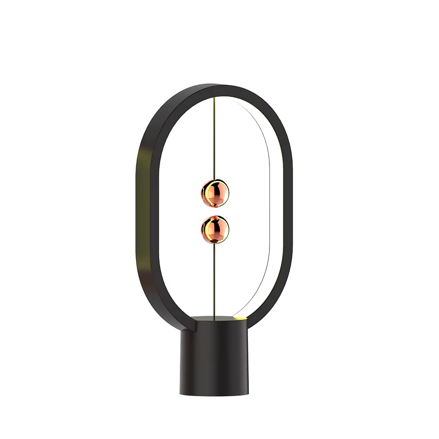 Magnetic Balance Table Lamp, USB LED Desk Light with Floating Ball Switch
