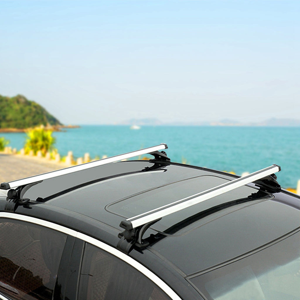 Roof Rack Cross Bars 47 in, Universal Aluminum for Bare Roofs – image 12