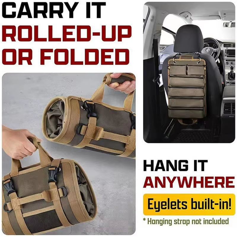 Roll-Up Tool Bag – Multi-Pocket Oxford Cloth Tool Organizer – image 6