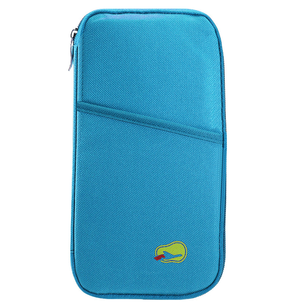 Passport Wallet – Travel Document Organizer with Zipper