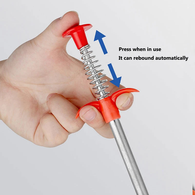 Plumbing Four-Claw Sewer and Toilet Grabber Tool