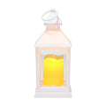 Flameless LED Candle Lanterns, White Hanging Lanterns, Set of 12