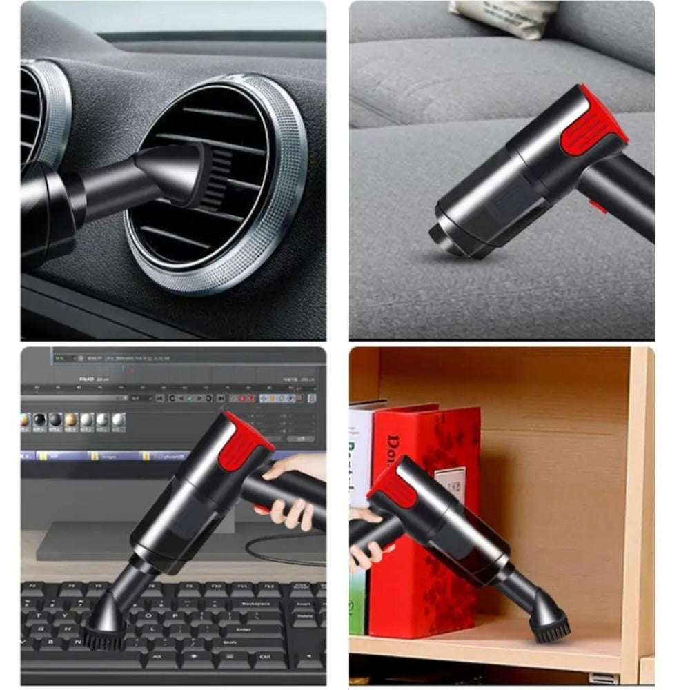 Corded 12V Car Vacuum – Handheld Cleaner with Crevice & Brush Tools – image 5