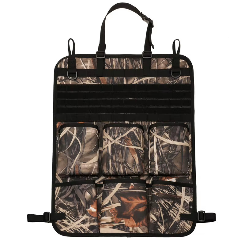 Trucker Camo MOLLE Seat Back Organizer, 600D Waterproof Hanging Bag – image 1