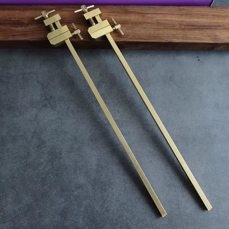 Brass Parallel Clamps 2-Pack – Japanese-Style Woodworking Clamp 360mm
