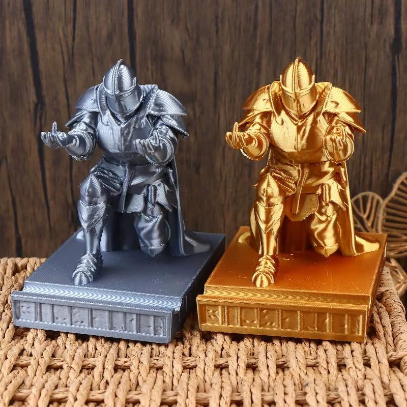 Pen Holder Knight Armor Desk Statue