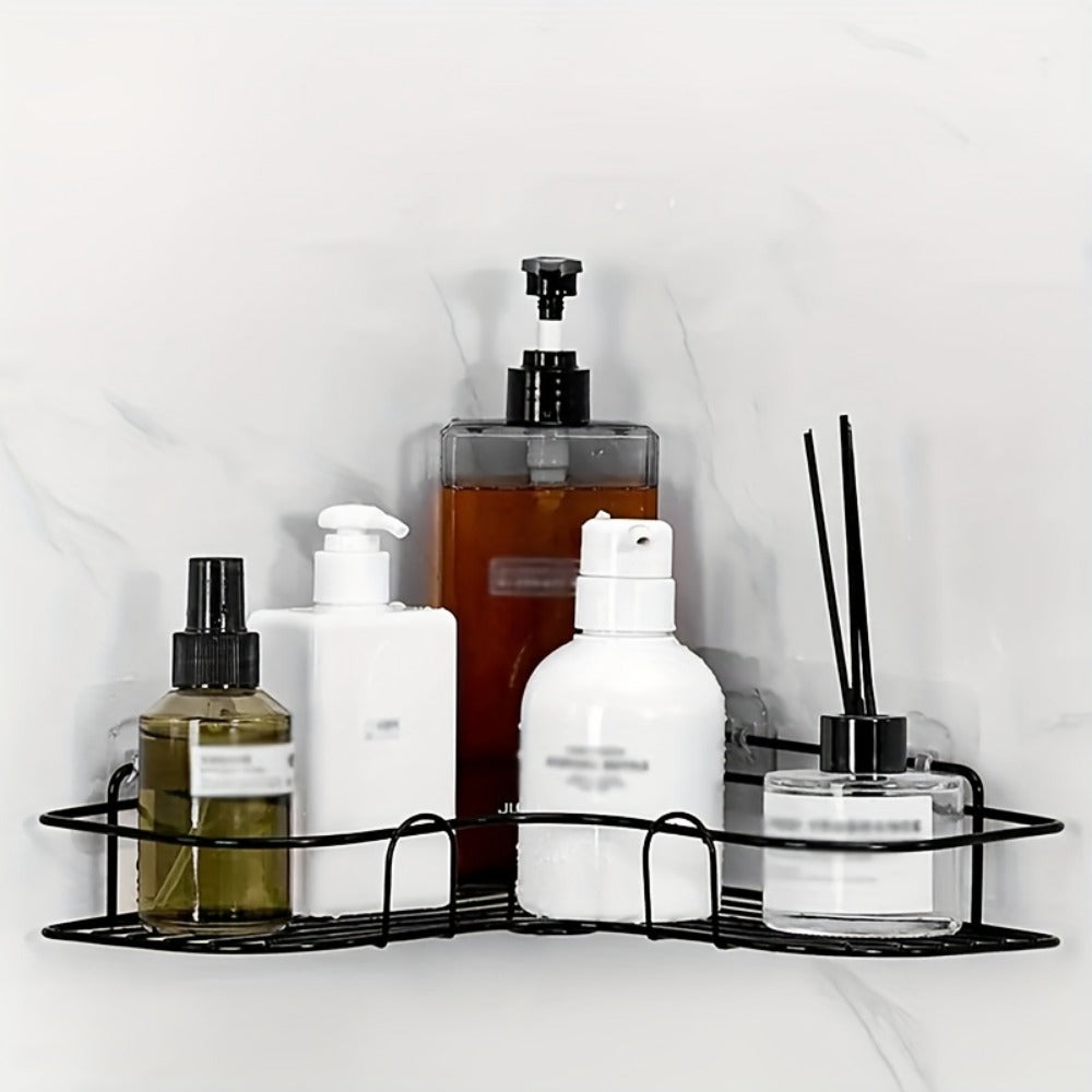 Corner Bathroom Shelf, No-Drill Triangle Shower Rack – image 4
