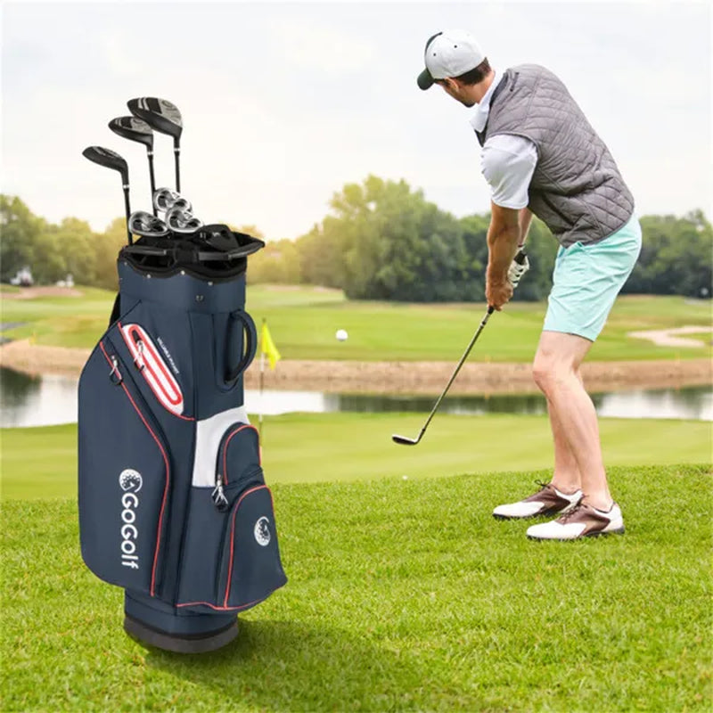 14-Way Golf Cart Bag With Cooler Pocket and Waterproof Zippers – image 5