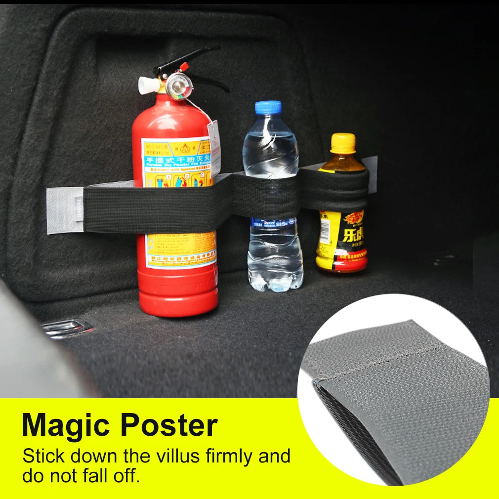 Trunk Organizer Strap, Elastic Hook-and-Loop Cargo Holder – image 4