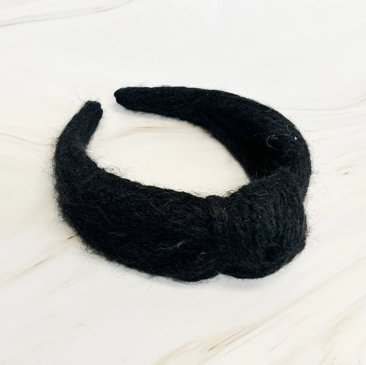 Knit Headband – Cable Knit Knotted Hair Band – image 4