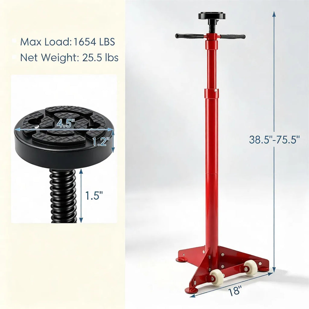 Underhoist Support Stand 1654 Lb Adjustable 38.5 To 75.5 In – image 4
