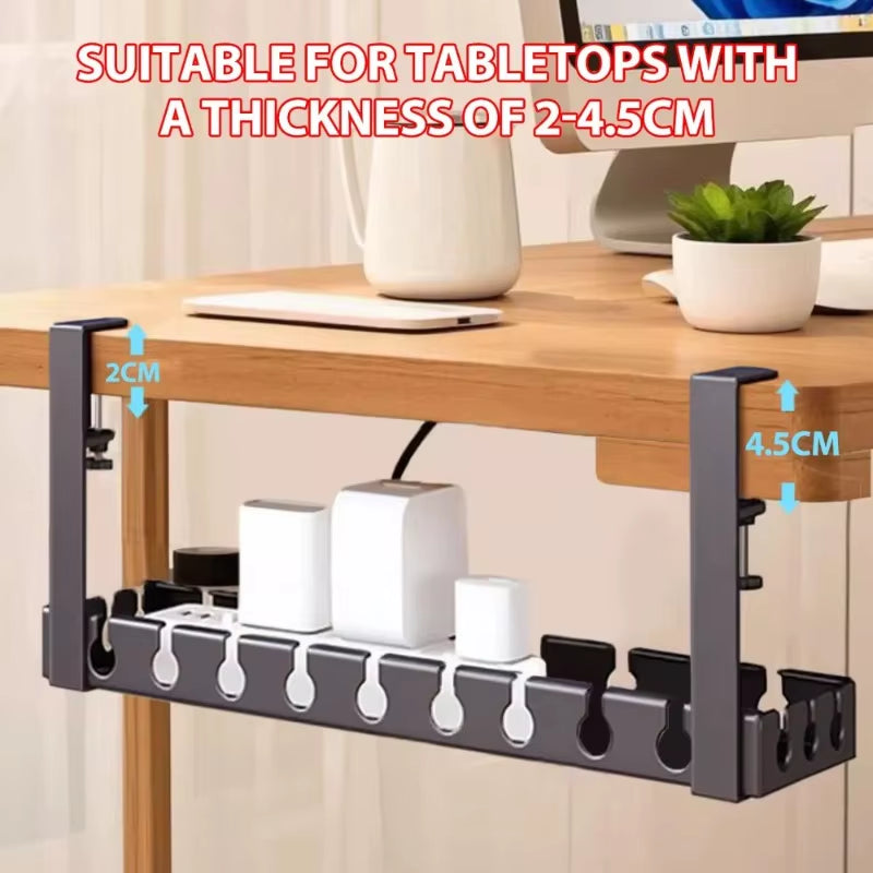 Clamp-On Under Desk Cable Tray, Standard or Extendable – image 4