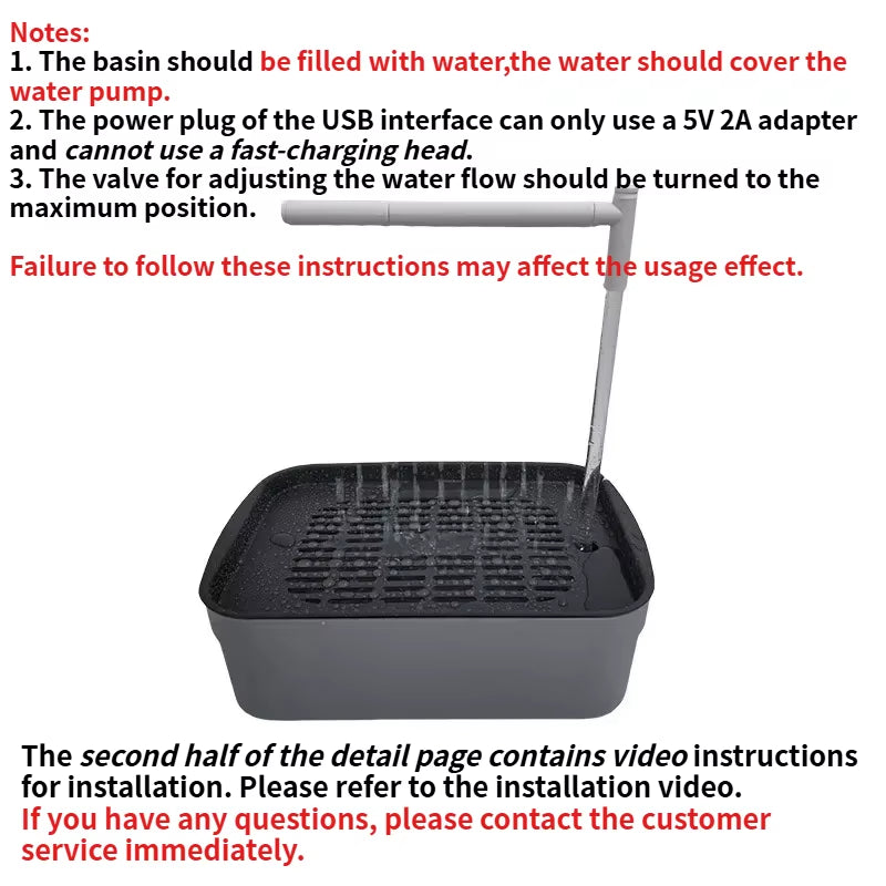 Automatic Bird Bath – Circulating Tabletop Parrot Shower – image 5