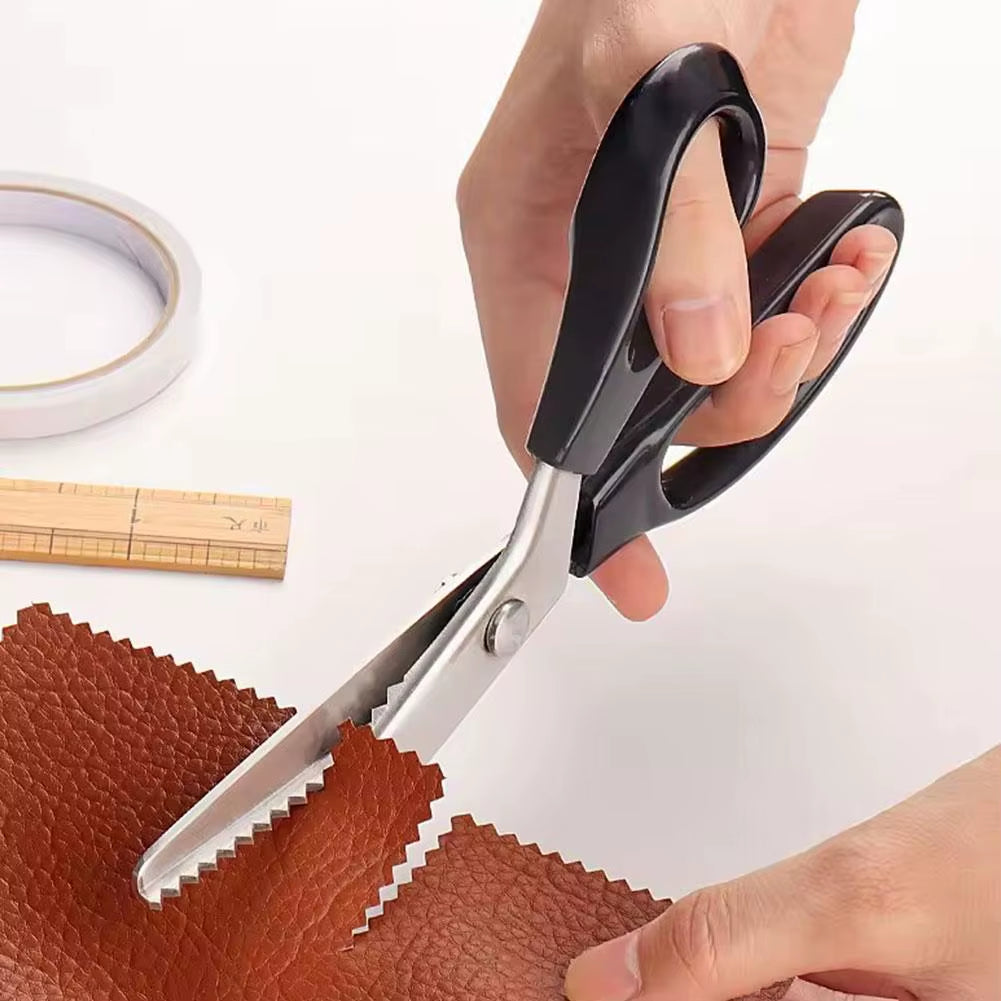 Pinking Shears Stainless Steel Zig Zag Fabric Scissors – image 5