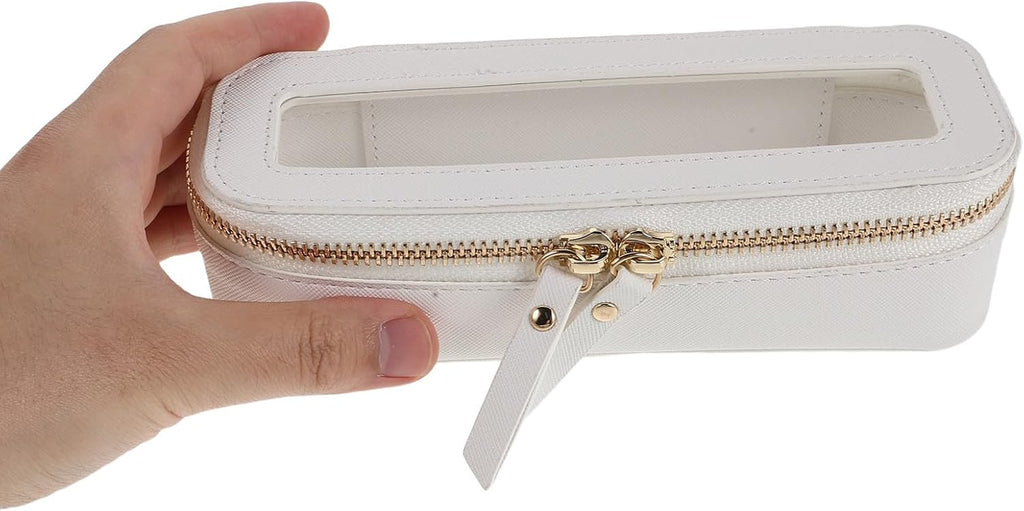 Makeup Bag with Clear Window, Waterproof Travel Zipper Case – image 5