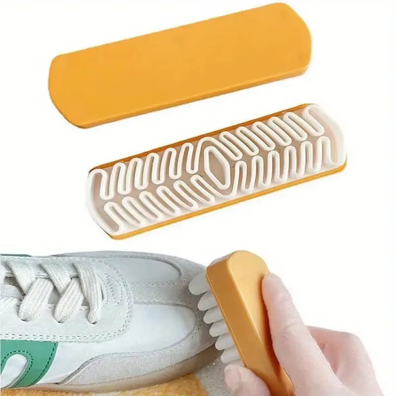 Suede & Nubuck Shoe Brush - Rubber Cleaning Brush for Boots and Suede
