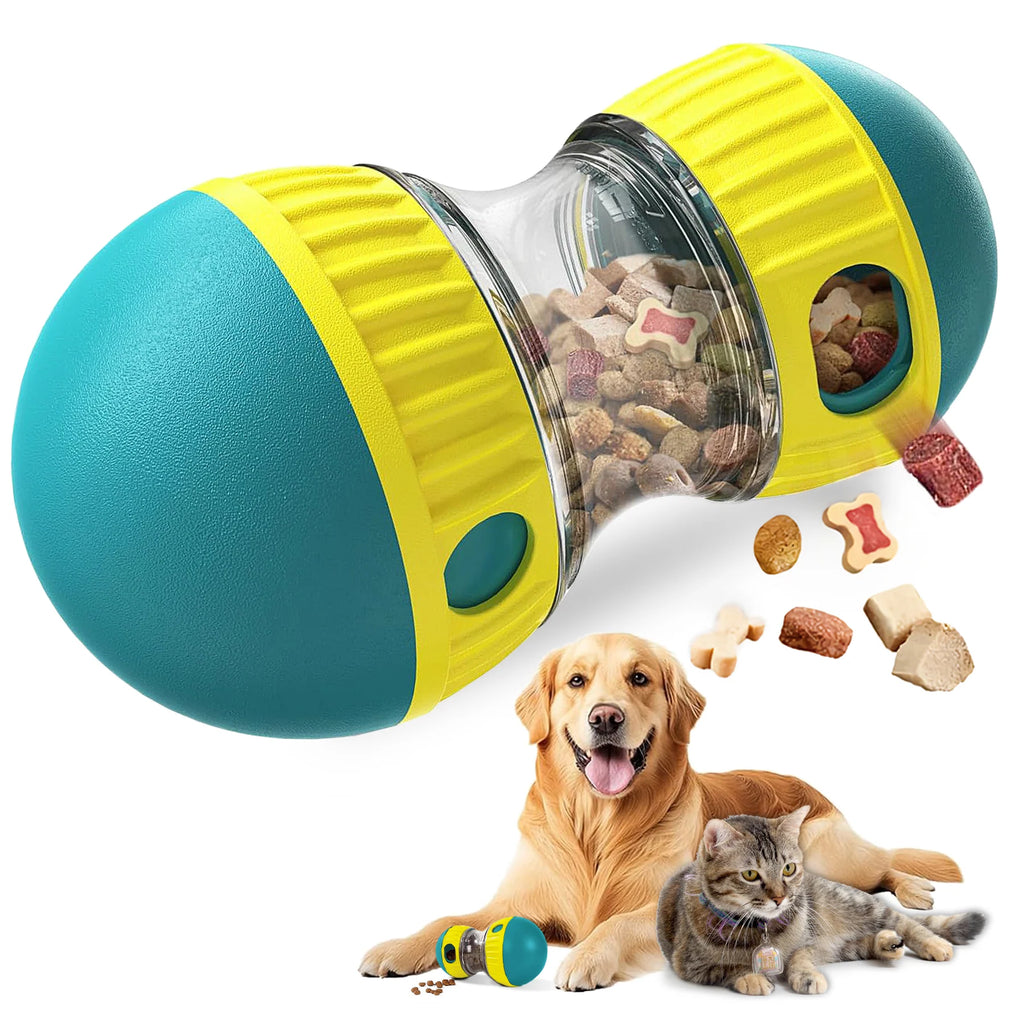 Treat Dispensing Dog Ball - Adjustable Slow Feeder Puzzle Toy