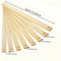 Wooden Clay Slab Rolling Guides 8 Pc Set, 3/5/7/10 mm