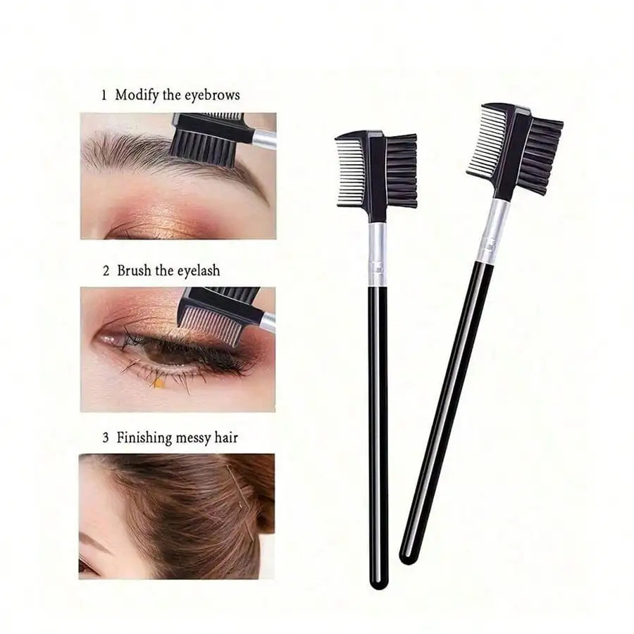 Eyelash Curler Kit 11-in-1 with Comb, Brow Brush and Refill Pads – image 6