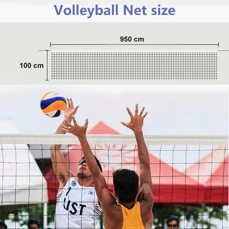 Regulation Volleyball Net 31 Ft With Cable Rope – image 2