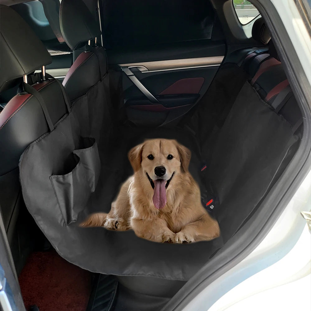 Dog Car Seat Cover - Waterproof 600D Oxford Back Seat Hammock – image 2