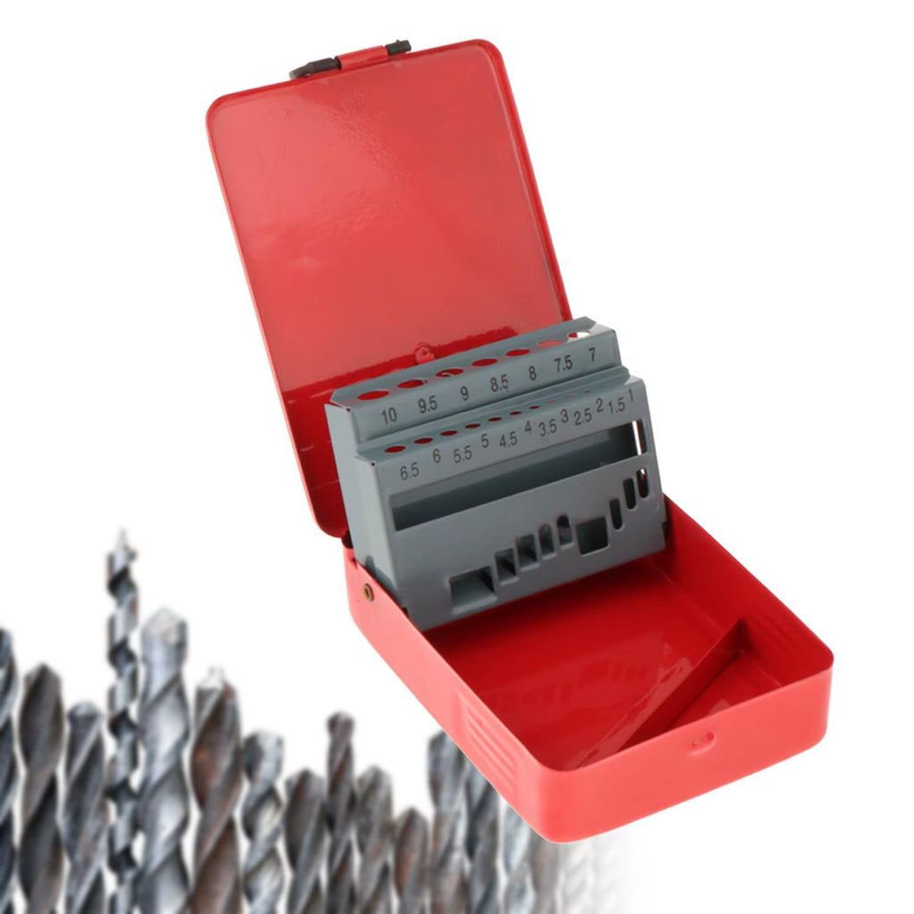 Drill Bit Index Case – Metal Bit Organizer Box