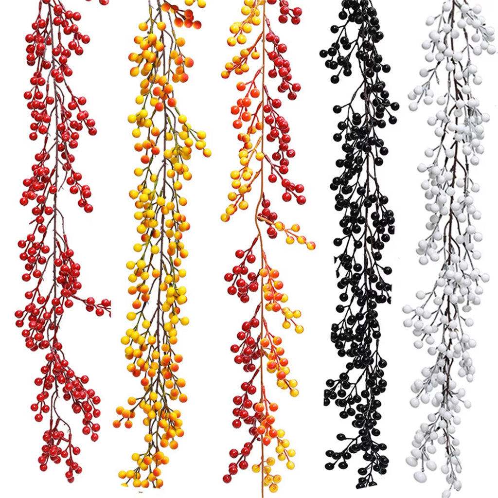 6 ft Artificial Red Berry Garland