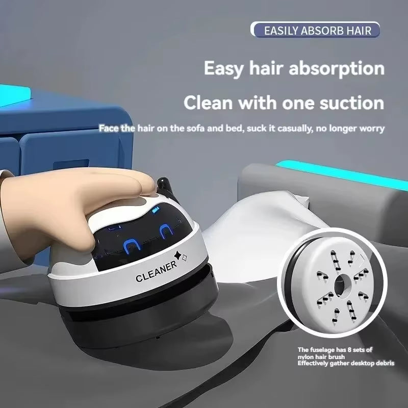 Mini Cordless Car Vacuum - USB Rechargeable Handheld Desk & Car Dust Cleaner