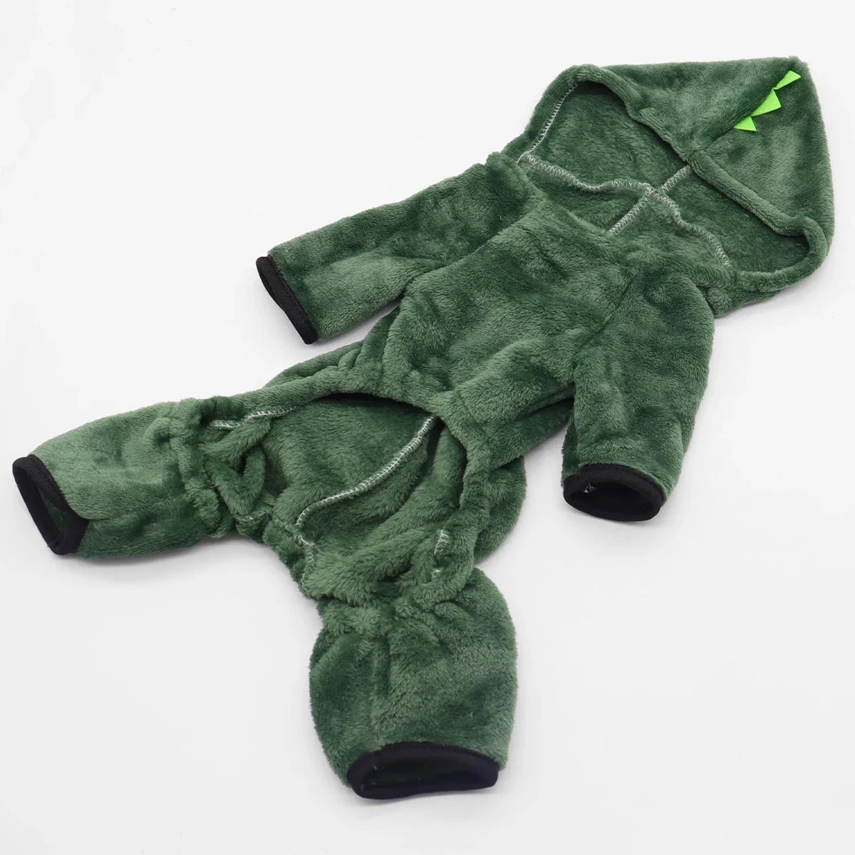 Dinosaur Dog Costume Warm Winter Pet Coat for Small Dogs and Cats – image 3