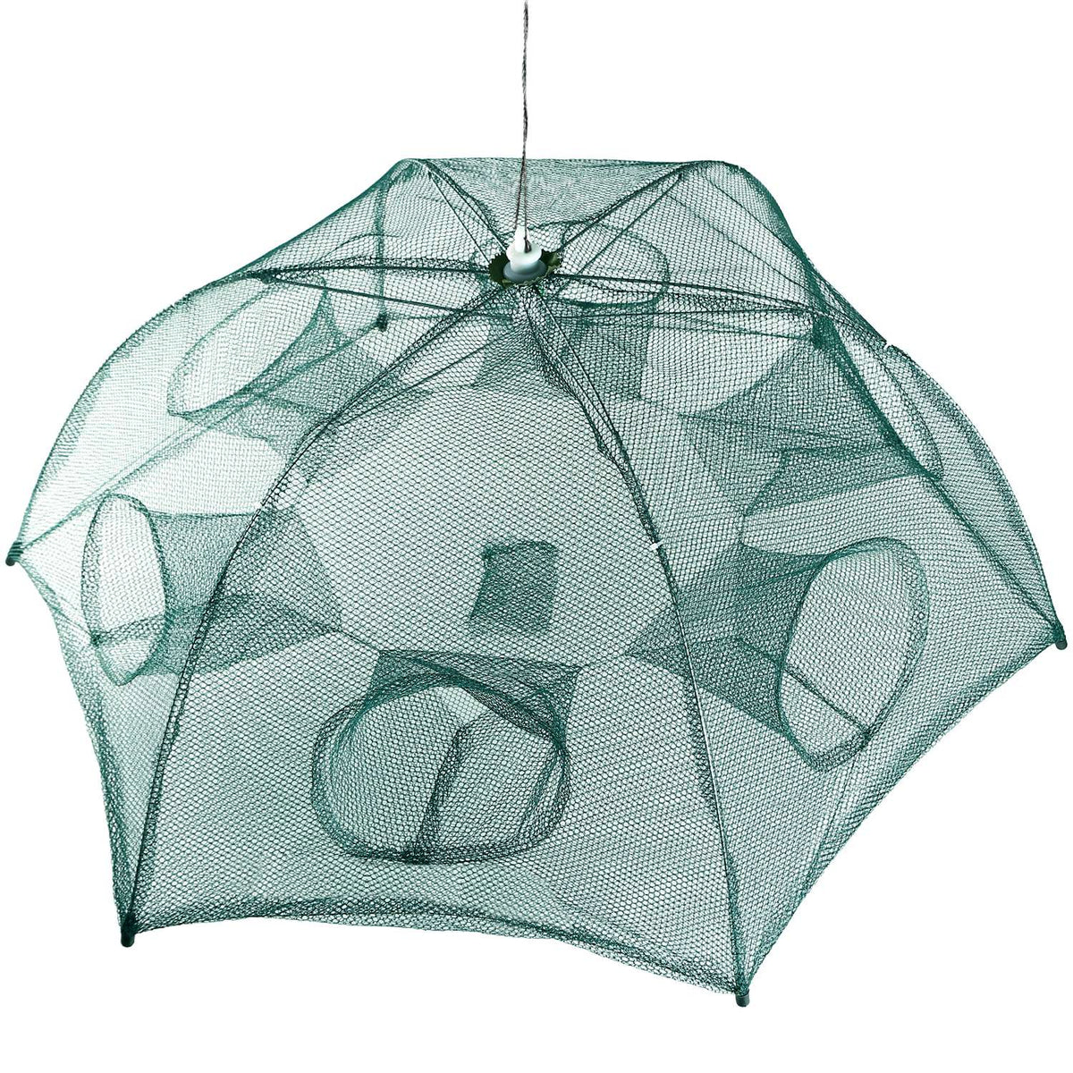 Foldable Fishing Bait Trap Net with 6 Entrances – image 1