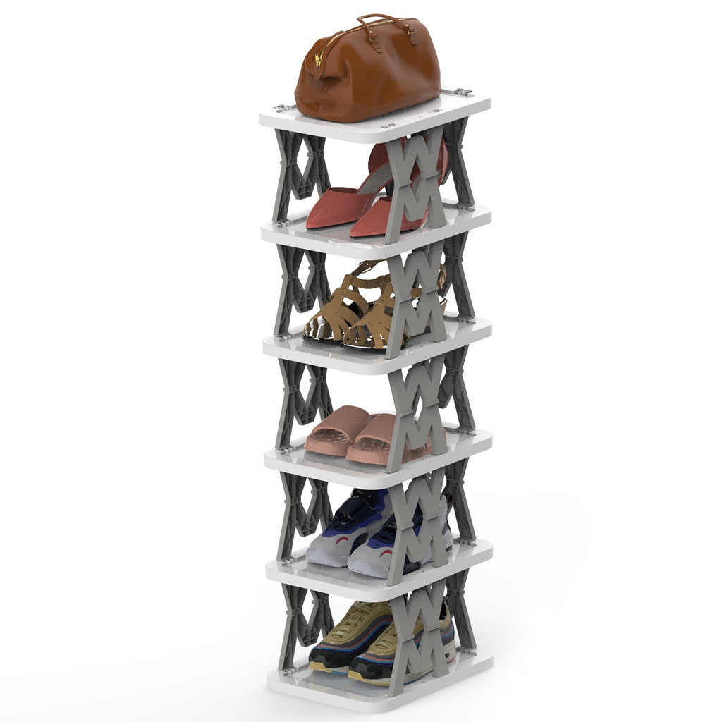 6-Tier Foldable Vertical Shoe Rack – image 14