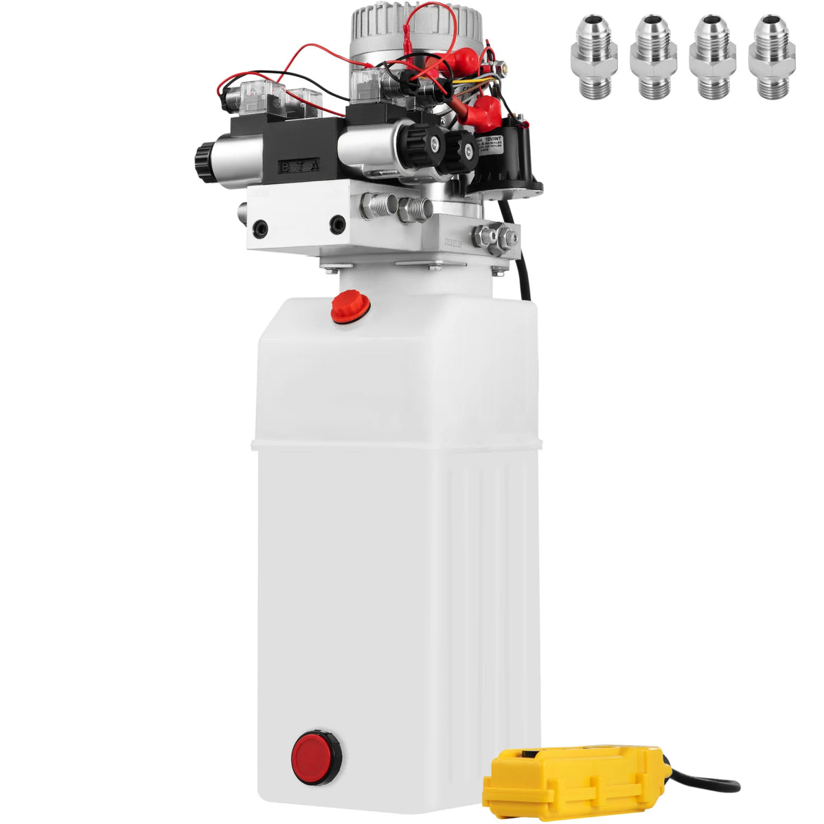 Dump Trailer Hydraulic Pump 12V – Double Acting Power Unit, 8 Qt – image 9