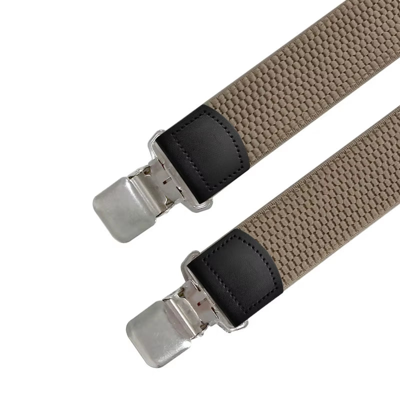 Work Suspenders for Men, X-Back with 4 Metal Clips, Adjustable – image 5