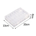 Thread Spool Storage Box with Adjustable Dividers, 24 or 36 Grids
