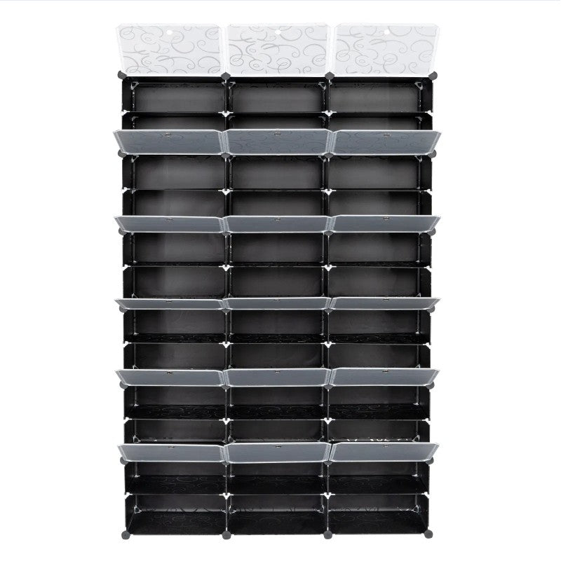 Shoe Rack Cabinet, 36-Cube 72-Pair Modular Storage Organizer – image 6