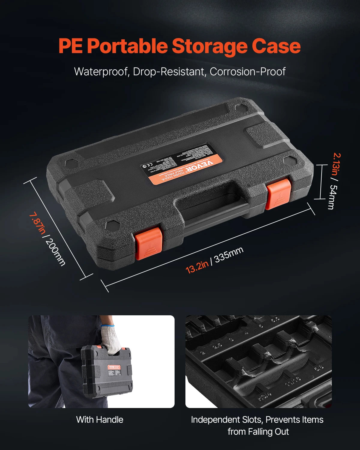 Hex Bit Socket Set 32 Piece, S2 Steel, SAE and Metric with Case – image 5