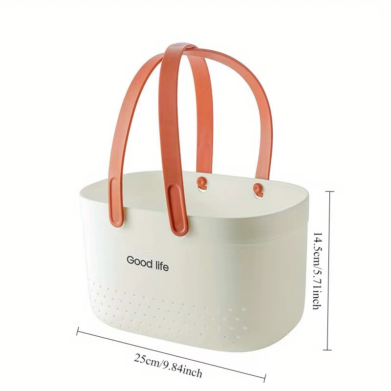 Portable Shower Caddy - Plastic Tote Basket with Handles – image 7