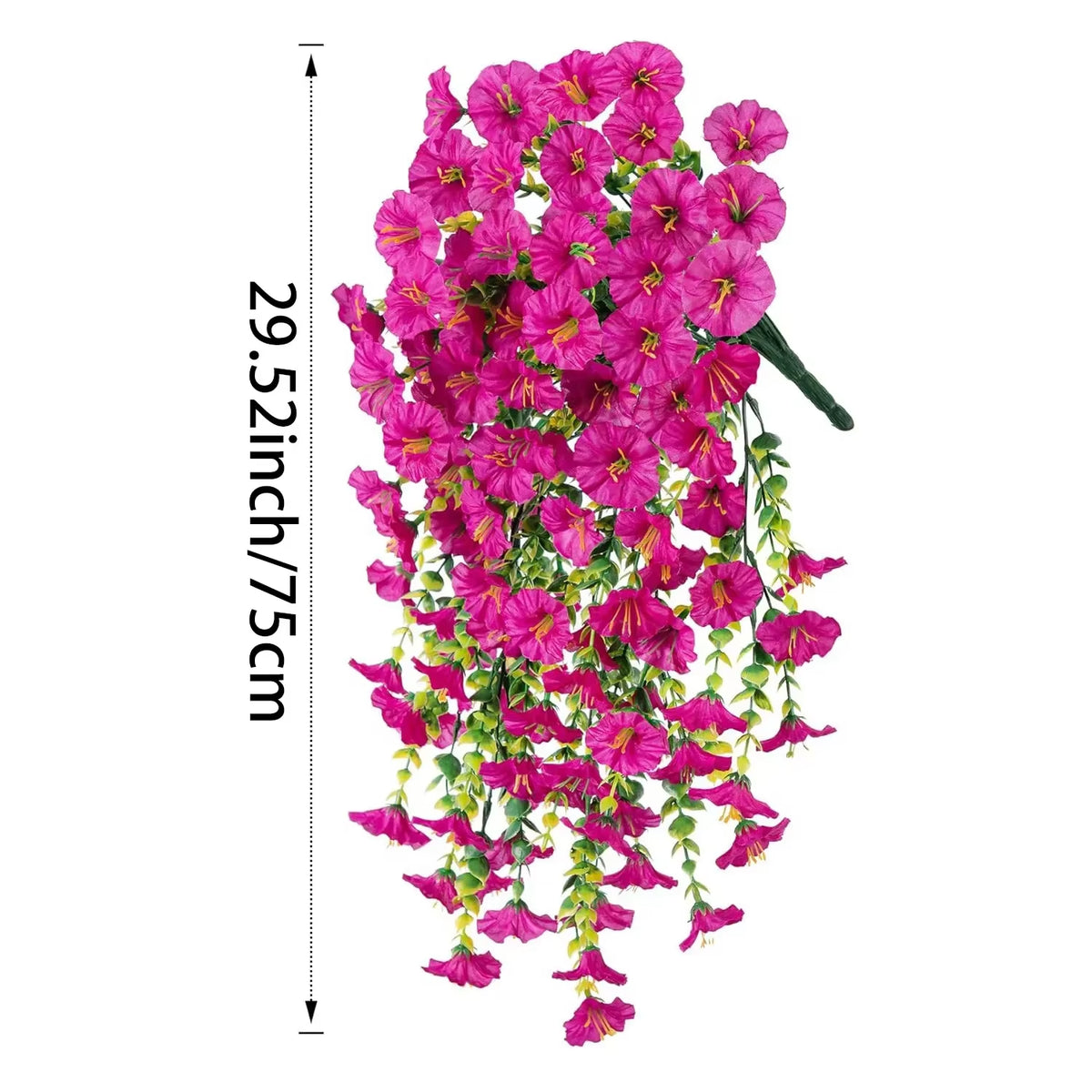 Artificial Hanging Plants - UV Resistant Fake Flowers for Decor