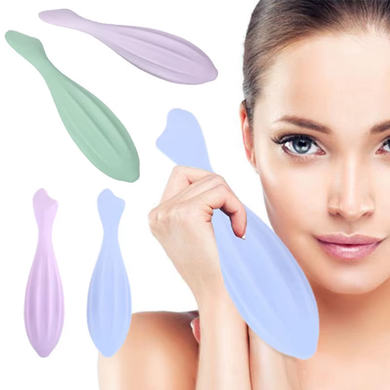 Silicone Face & Eye Massage Roller - Facial Beauty Skincare Tool