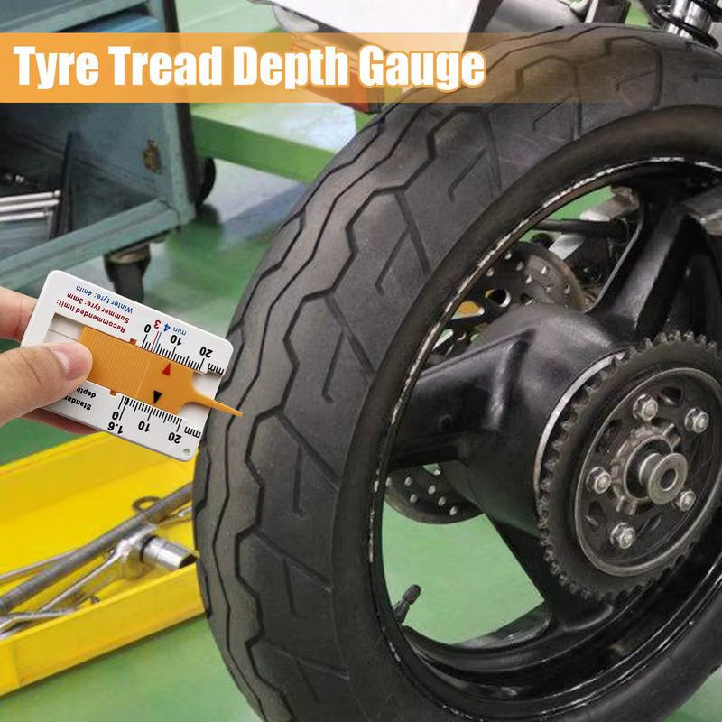 Tire Tread Depth Gauge 0-20mm Slide Ruler for Cars & Trucks – image 6