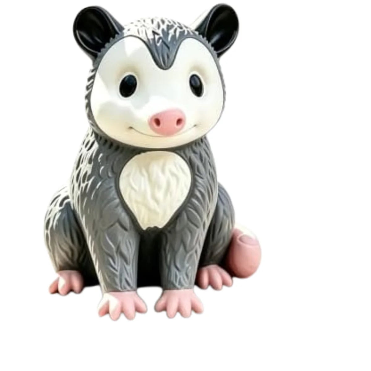 Opossum Porch Statue, Cute 3D Printed Possum Figurine