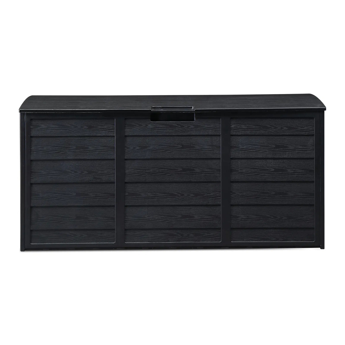 75 Gallon Deck Box with Lockable Lid and Wheels, Outdoor Storage – image 2