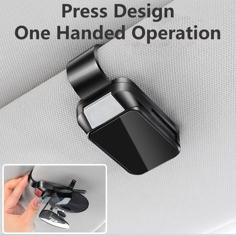 Sun Visor Glasses Clip – Car Eyeglass Holder with Alloy Buckle – image 2